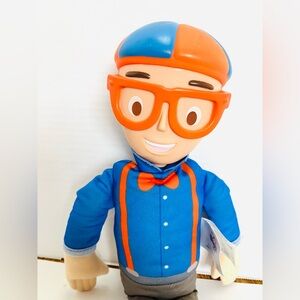 Blippi 16in  Talking Doll Works Vinyl Head Soft Body Kideo 2019 Minor Wear